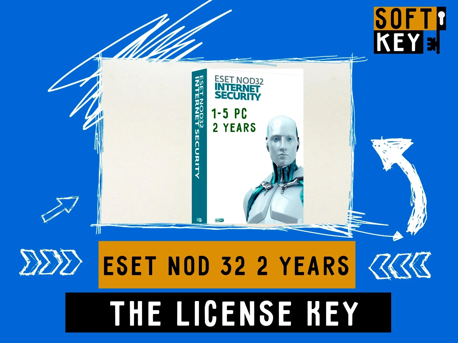 Ключ ESET Internet Security 2 года | Антивирус | Онлайн