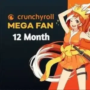 Crunchyroll MEGA FAN Год: Активация Онлайн