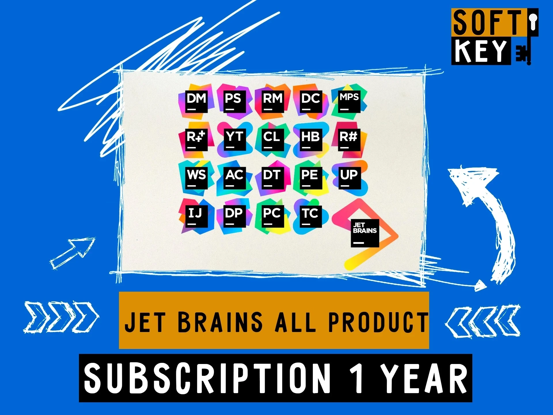 JetBrains Education All Product Pack | Лицензия на 1 год | Онлайн