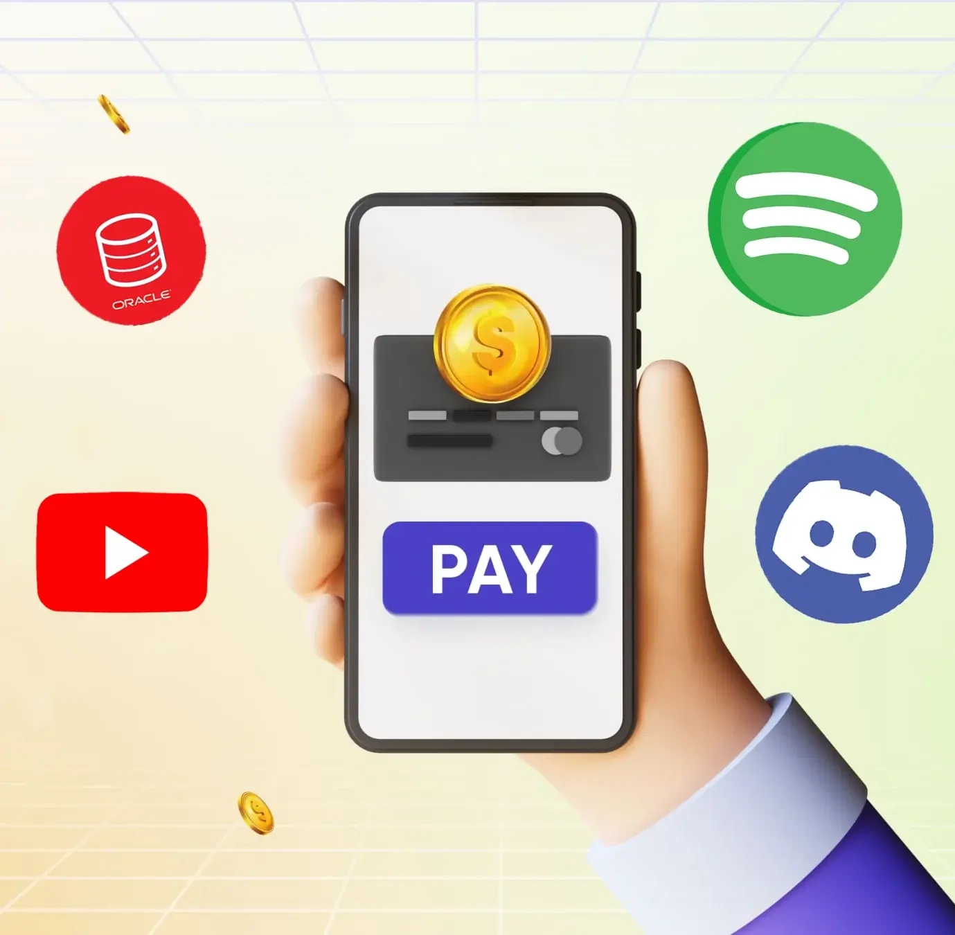 1$ Карта для подписок (Казахстан) - USD