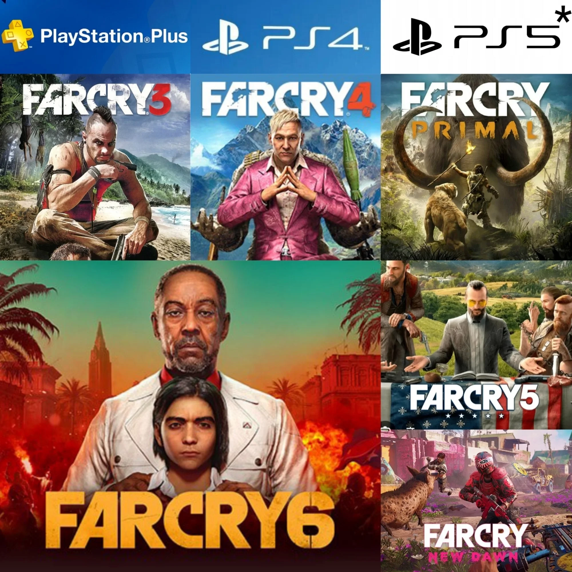 Far Cry Collection + PS Plus Deluxe | Аренда PS4/PS5 | Онлайн