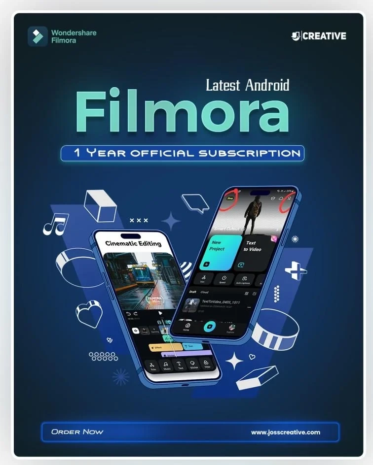 Filmora iOS: Подписка Аккаунт | Онлайн Видеоредактор