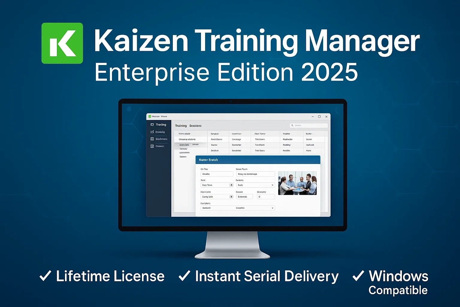 Kaizen Training Manager Enterprise 2025: Пожизненная лицензия (Ключи)