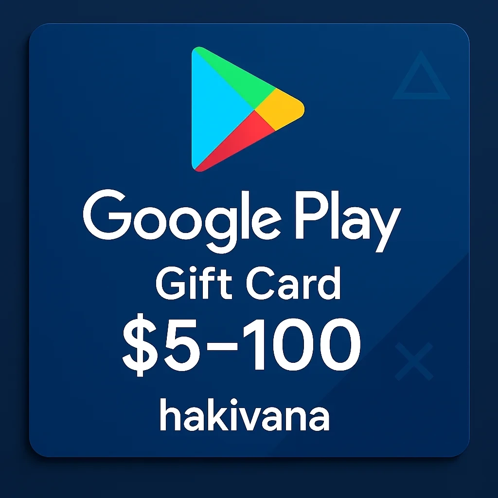 Google Play карта США (USD) - Пополните баланс онлайн!