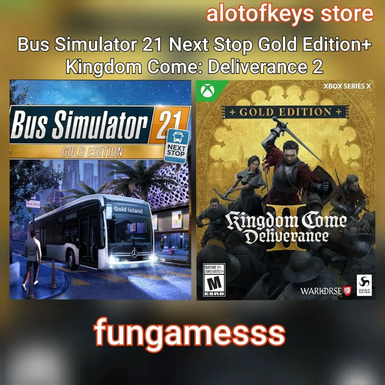 Bus Simulator 21 + Kingdom Come 2 XBOX: Общий аккаунт
