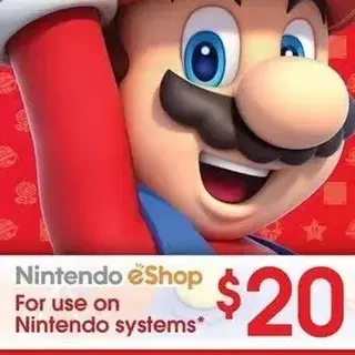 Nintendo eShop Card 20 CAD Канада | Ключ активации...