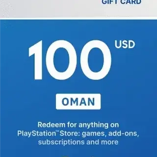 PlayStation Network Card 100 USD OMN – PSN ключ Ом...