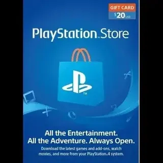 PSN Card 20 USD Бахрейн | Ключ мгновенно