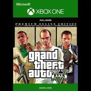 GTA V Premium Online Edition Xbox One ключ | Глобальный регион