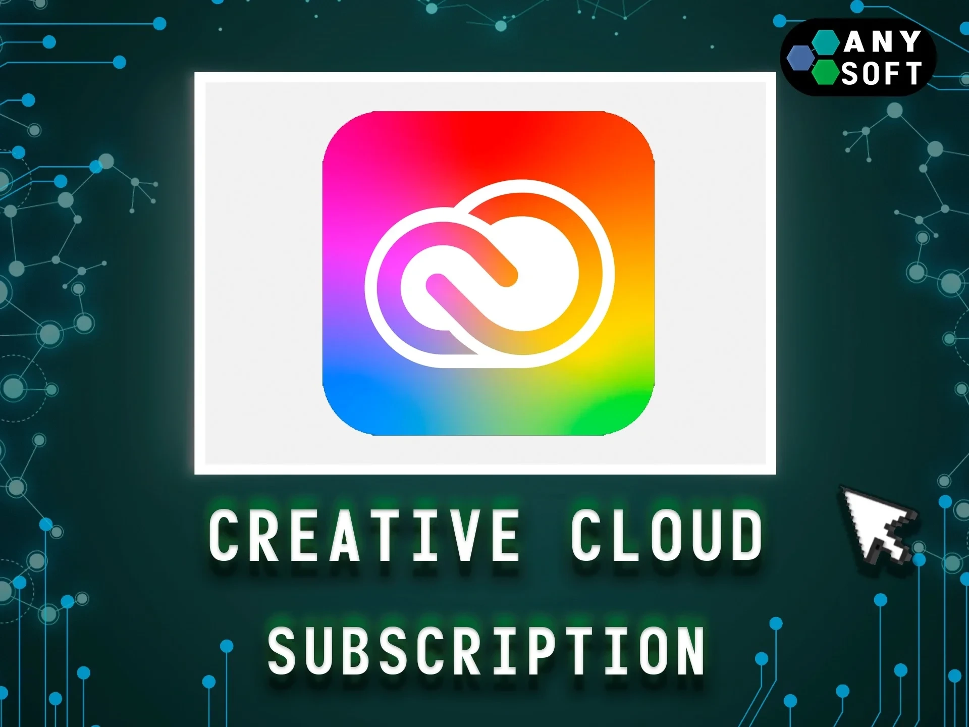 Adobe Creative Cloud 3 месяца подписка для вашего аккаунта