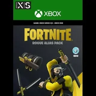 Купить Fortnite Rogue Alias Pack + 600 V-Bucks (Xb...