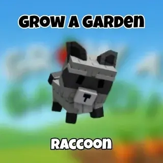 Grow a Garden: Питомец-енот | Быстрая доставка онлайн