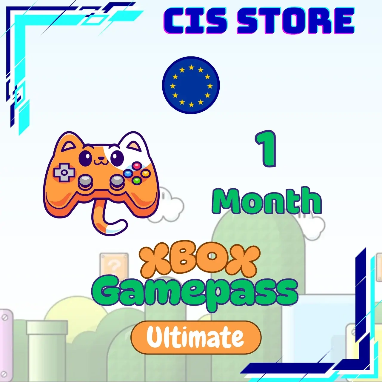 Xbox Game Pass Ultimate 1 месяц (EU) - ключ активации