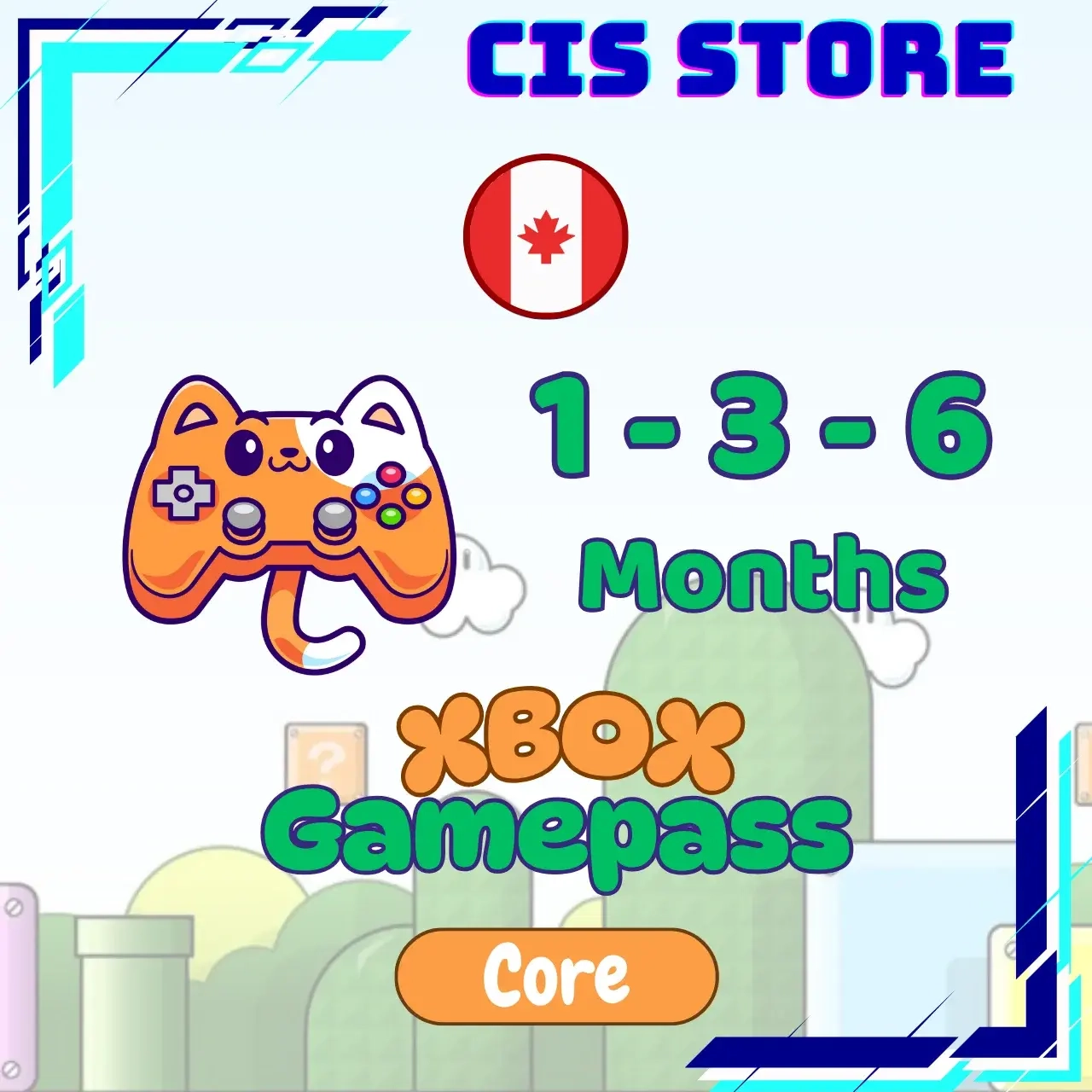 Xbox Game Pass Core (1-6 мес.) Канада | Подписка | ggsel
