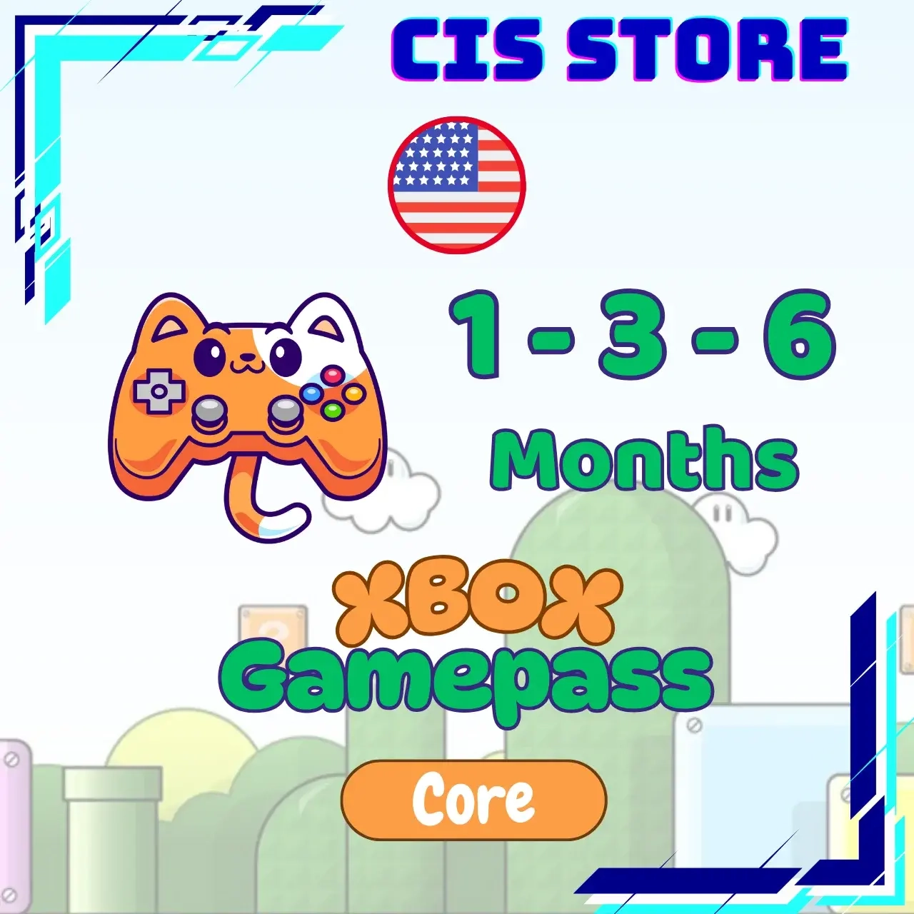 Xbox Game Pass Core 1-6 мес. US (онлайн) | ggsel