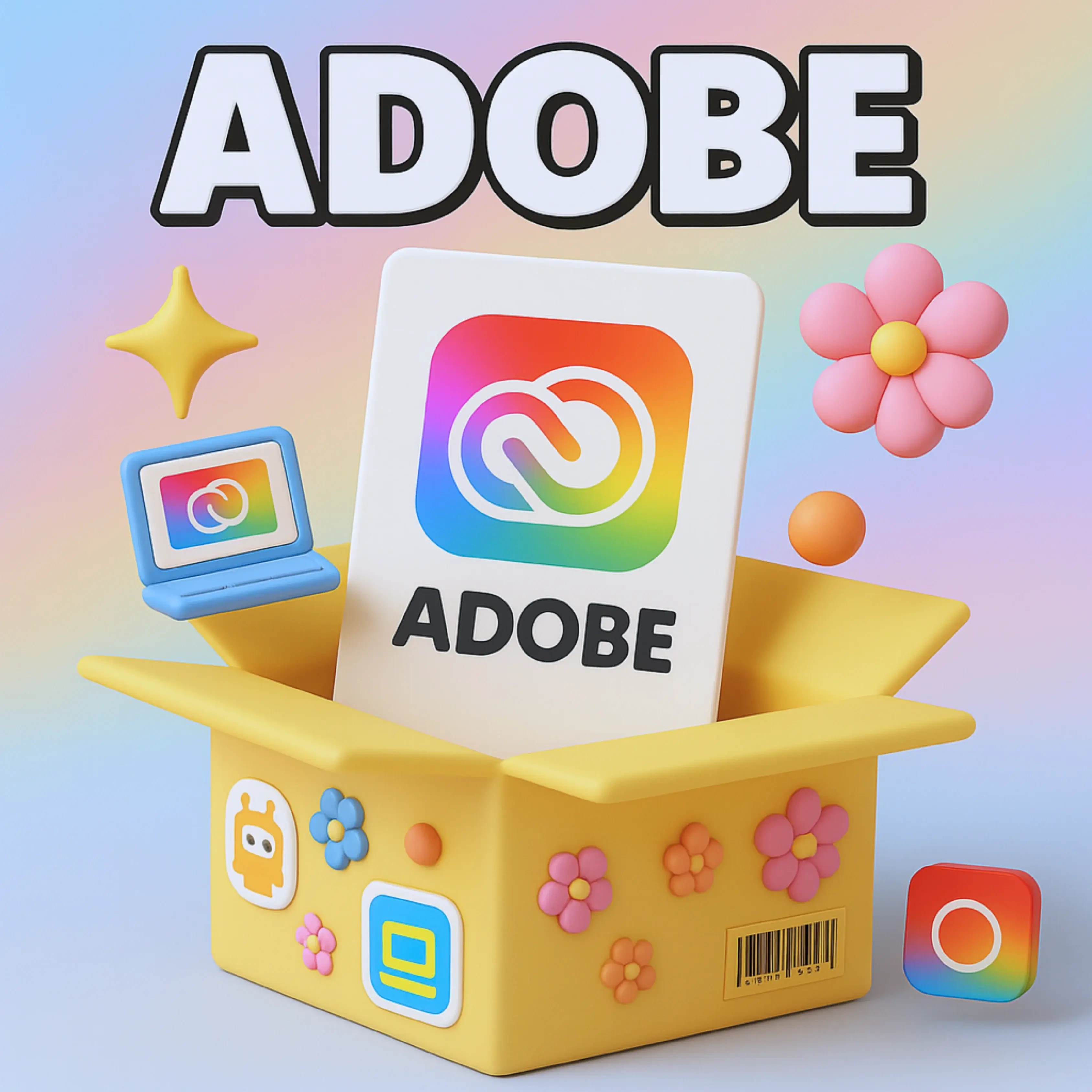 Adobe Creative Cloud на 1 месяц – Ключ для личного аккаунта