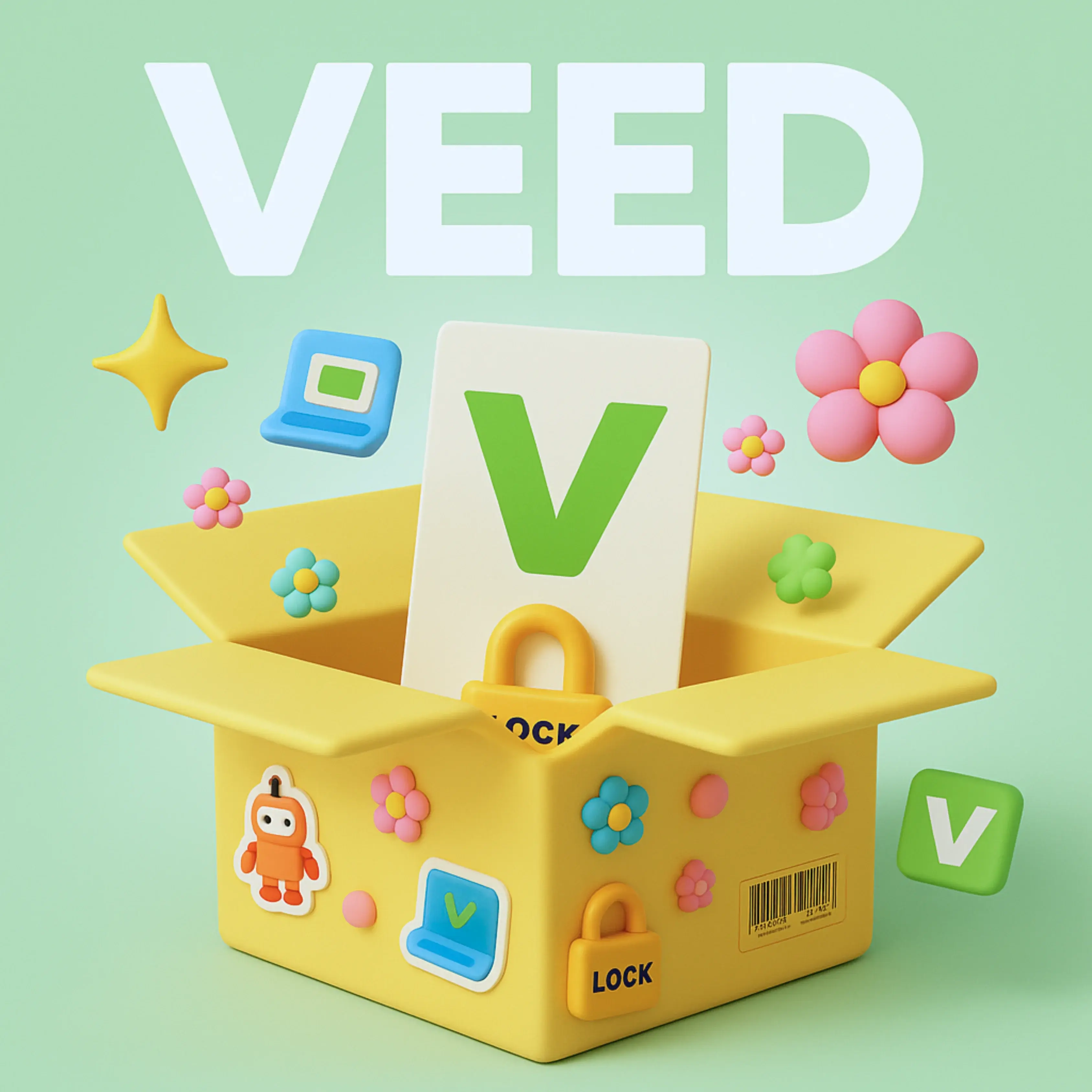 VEED.IO 1 месяц: Онлайн Видеоредактор с AI | Услуги Активации