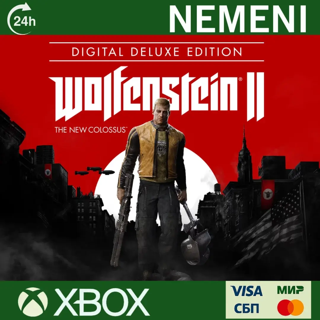Wolfenstein II Deluxe Edition Ключ Xbox | Купить Онлайн