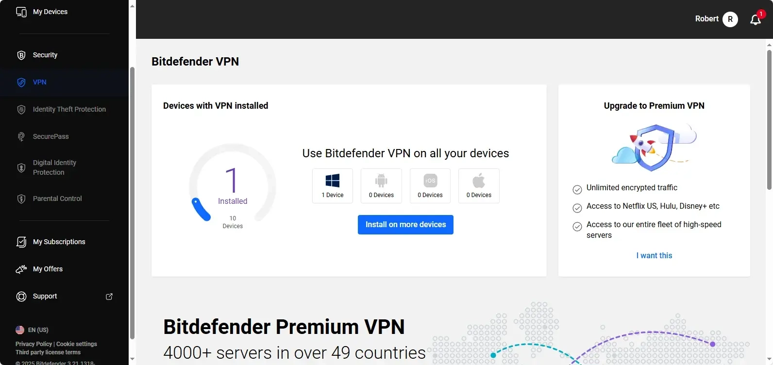 Bitdefender Antivirus Plus 1 год | Активация Windows | Онлайн