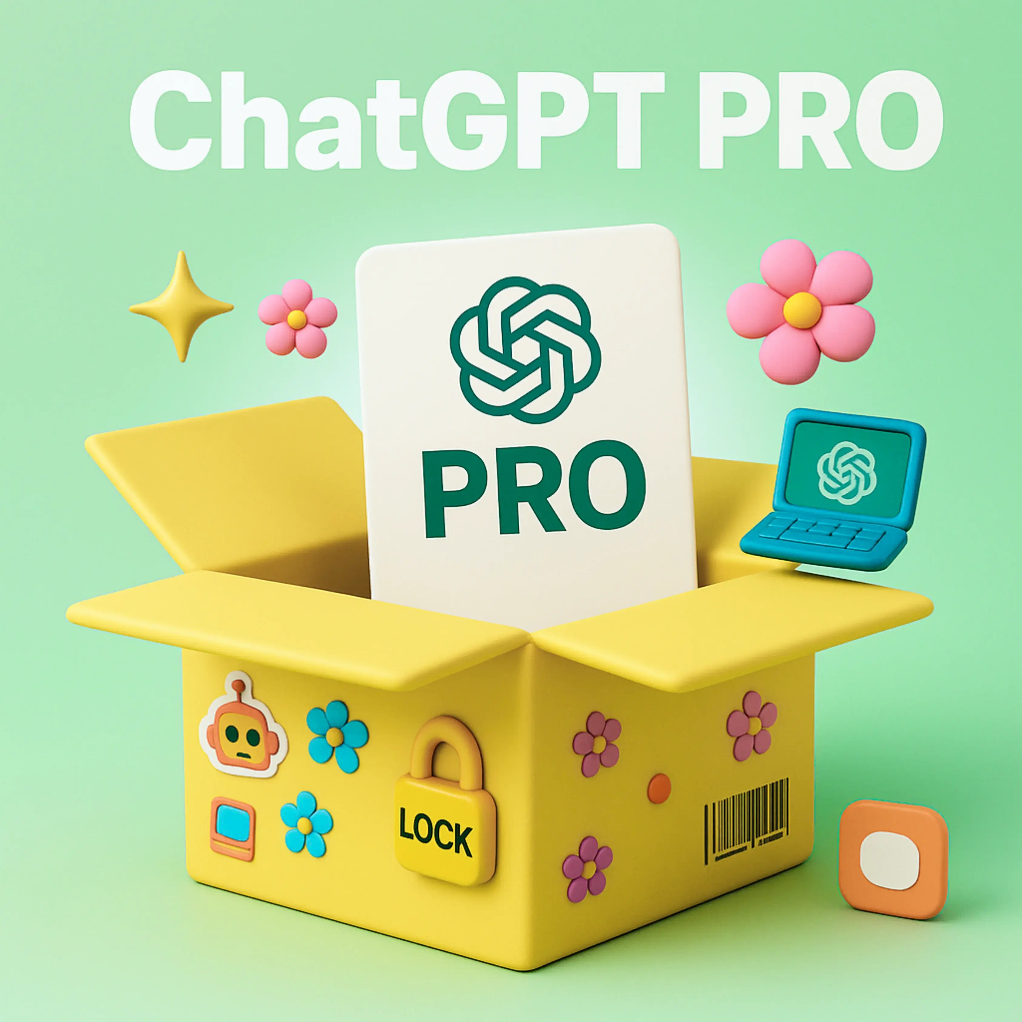 ChatGPT Pro: Полный доступ на 1 месяц | Онлайн