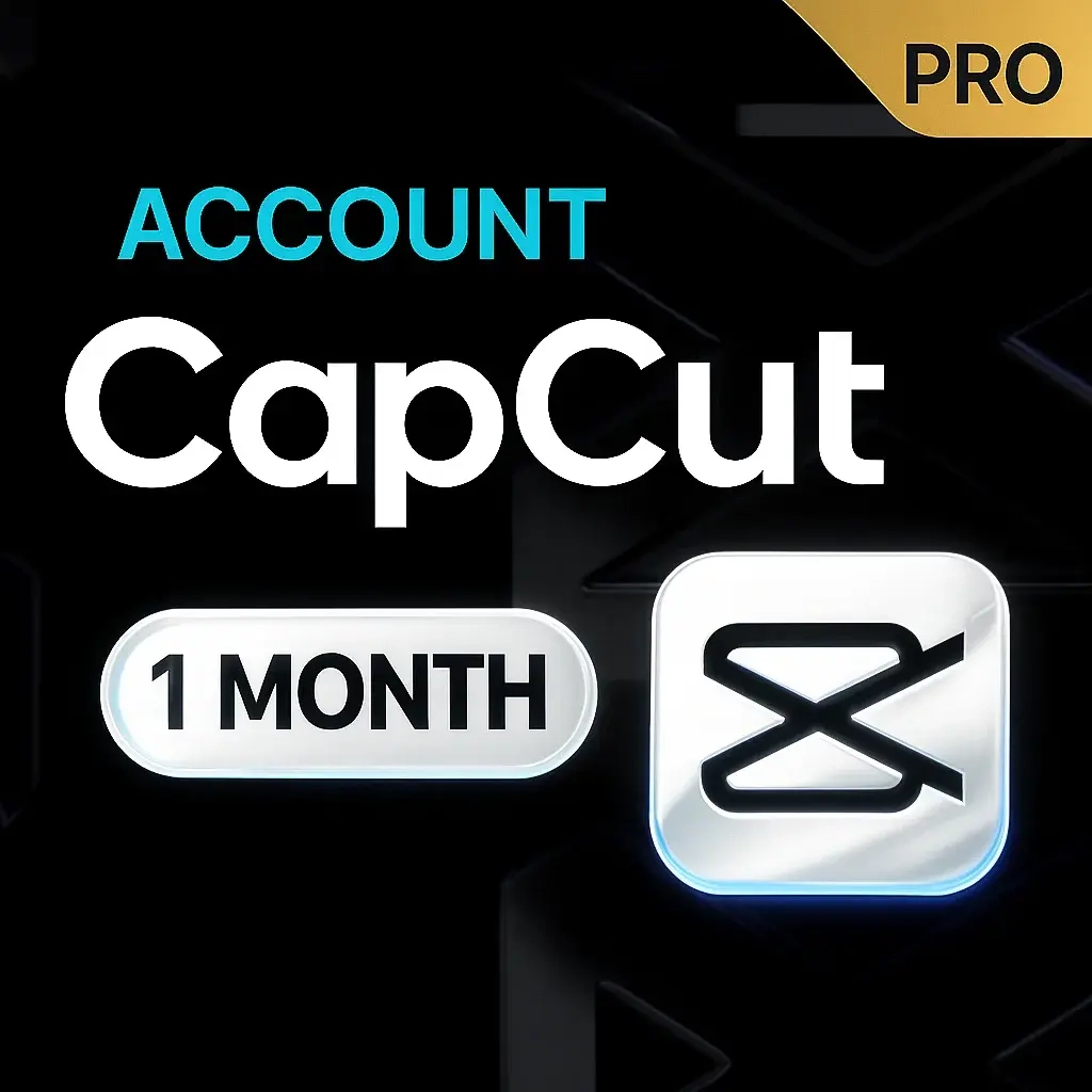 CapCut Pro аккаунт на 1 месяц – Премиум функции онлайн