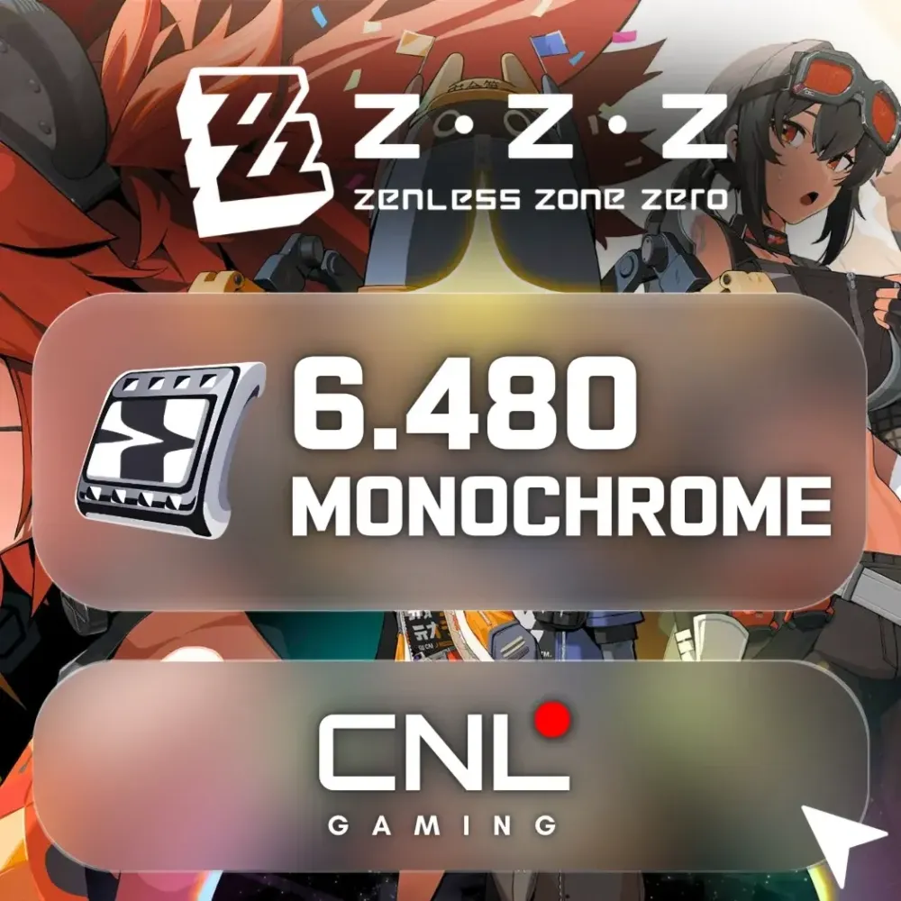 Zenless Zone Zero: 6480+1600 Monochrome (UID) - Купить онлайн