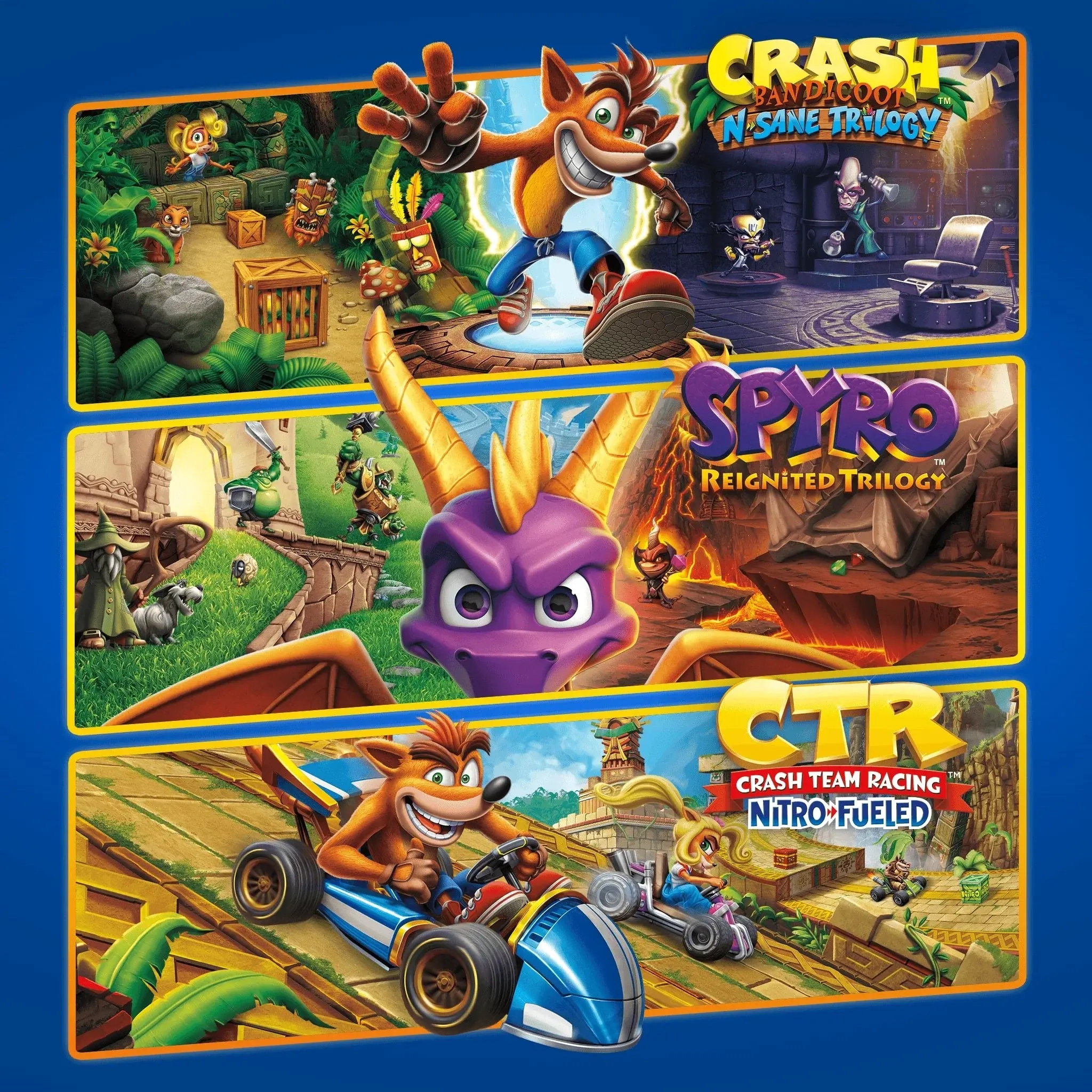 CRASH + SPYRO BUNDLE для PS4/PS5 | Купить онлайн
