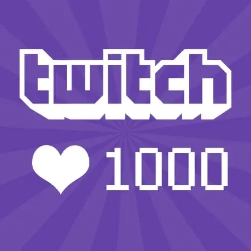 Twitch аккаунт: 1000 подписчиков, личный, онлайн
