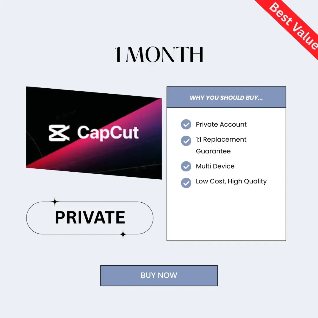 CapCut Pro: Подписка на 1 Месяц | Видеоредактор Онлайн