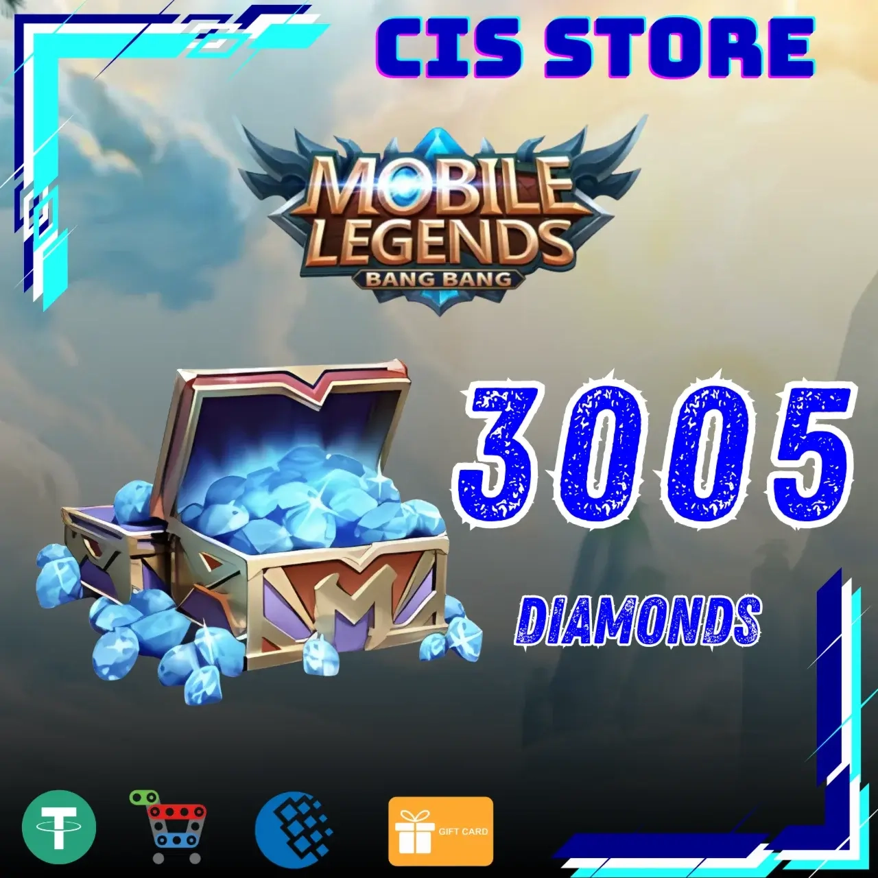 3005 Алмазов Mobile Legends (Global) - Купить Онлайн