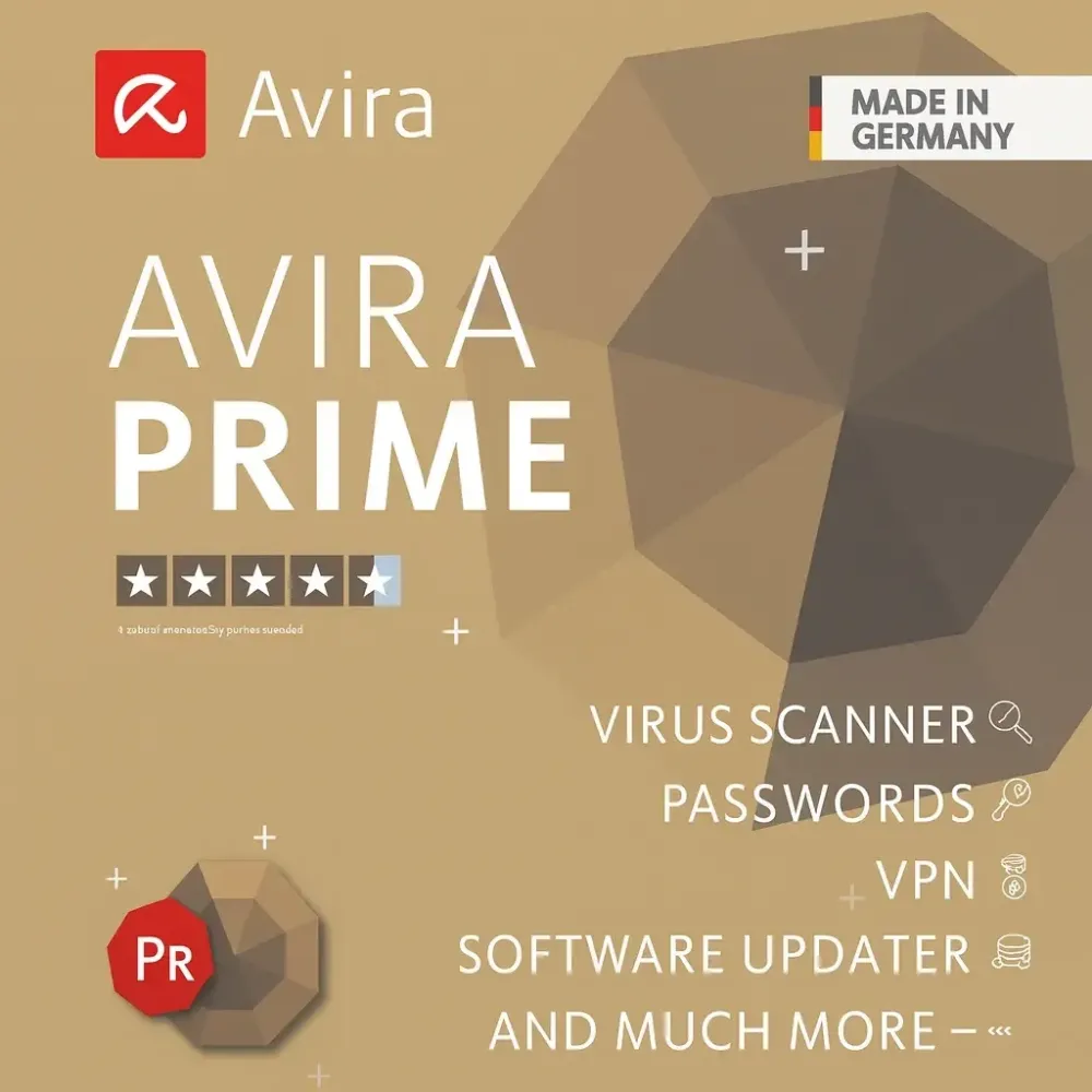 Avira Prime 5 устройств | 1 год | Глобальная версия