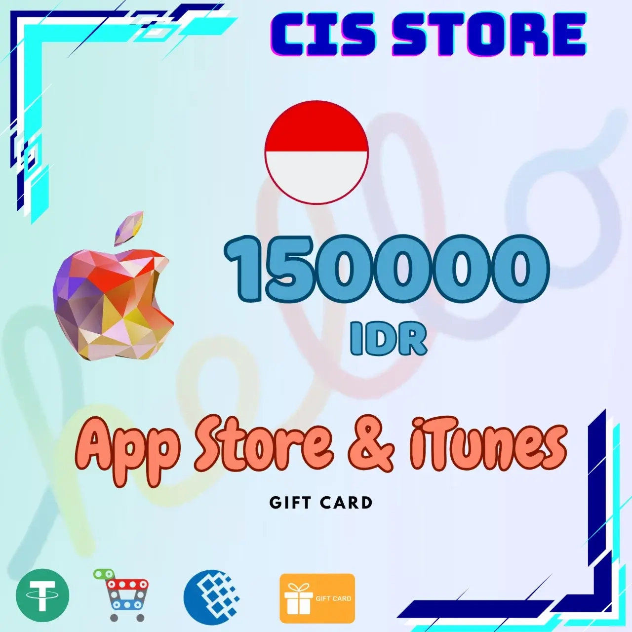 Apple iTunes карта 150000 IDR (Индонезия) - Купить онлайн