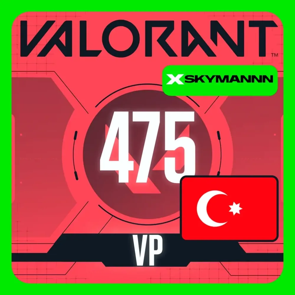 Valorant 475 VP Турция | Автоматическая доставка 24/7