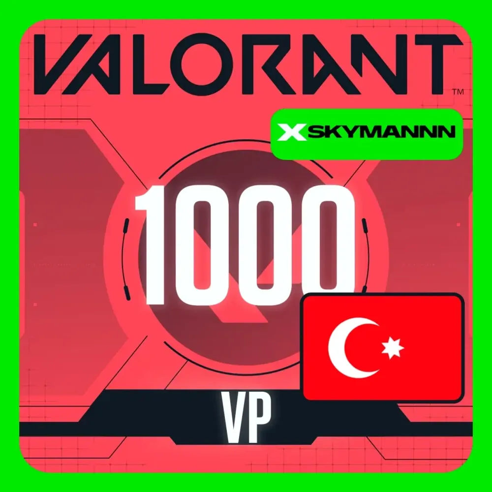 1000 VP Valorant Турция | Автодоставка 24/7
