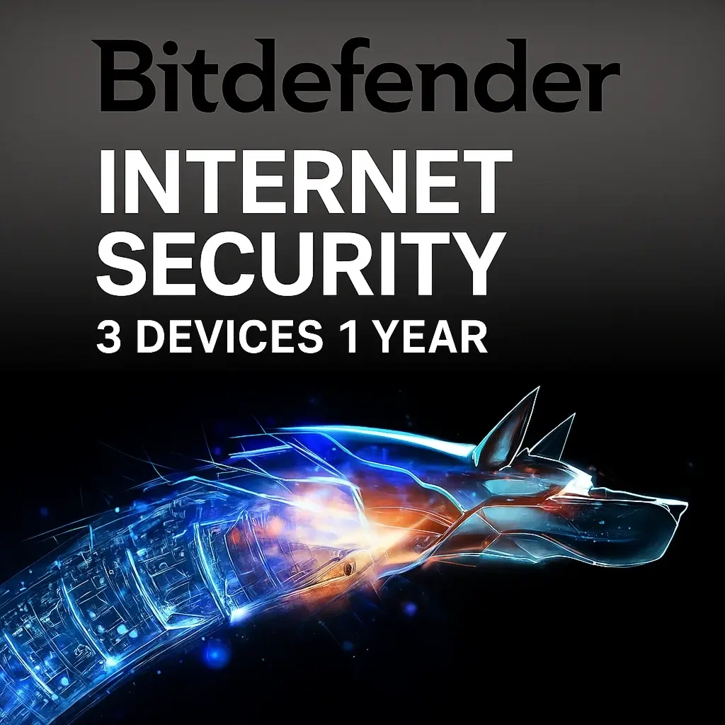 Bitdefender Internet Security: ключ на 3 устройства, 1 год