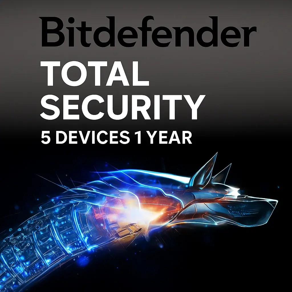 Bitdefender Total Security 5 устройств - ключ онлайн