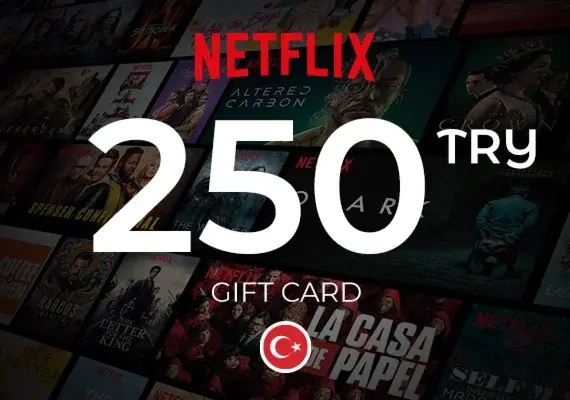 Netflix 250 TRY Турция - Карта | Купить онлайн