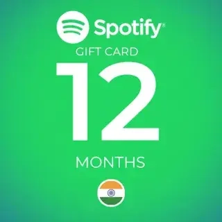 Spotify Premium 12 мес (Индия) - Подарочная карта