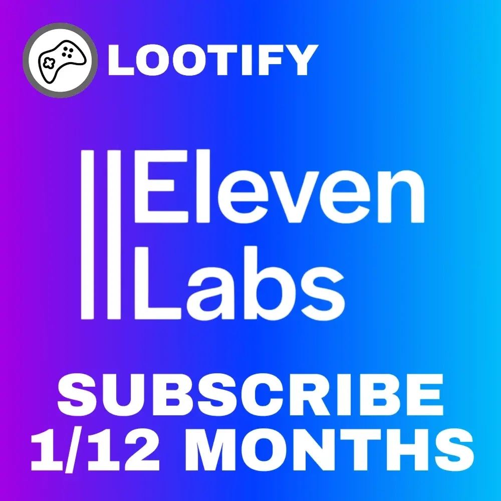 ElevenLabs: Подписка 1/12 мес. | Активация онлайн