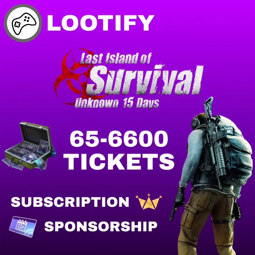 Купоны Last Island of Survival (65-6600) ID | Онлайн