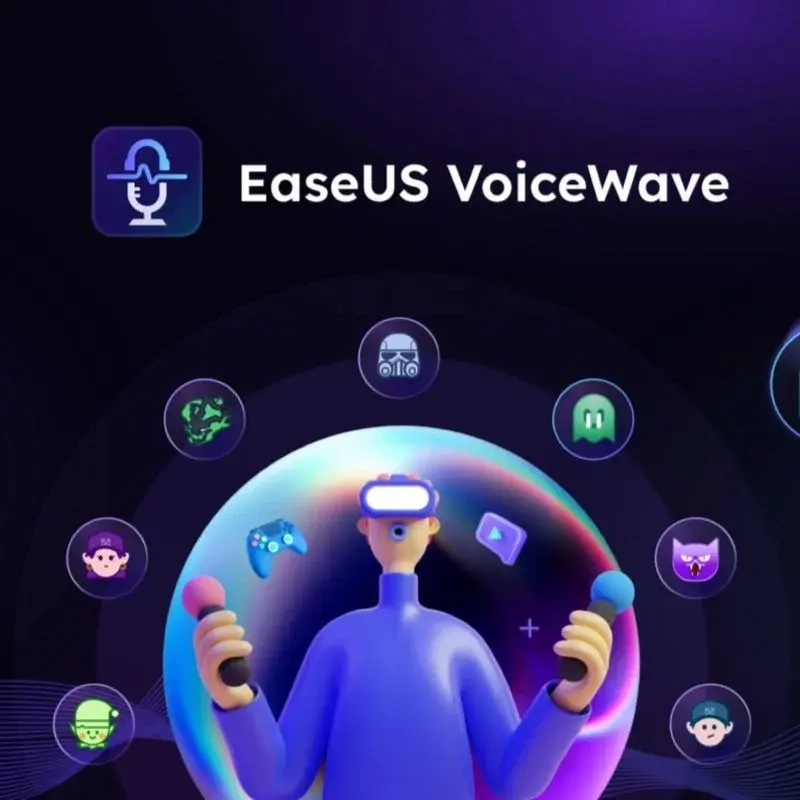 Ключ EaseUS VoiceWave (1 год) - Изменение голоса онлайн