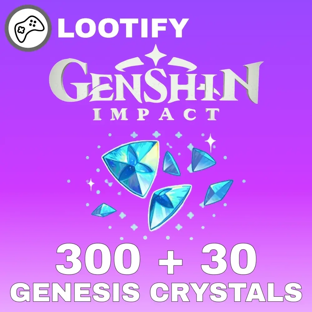 Genshin Impact: 300+30 Кристаллов по ID (Все Регионы)