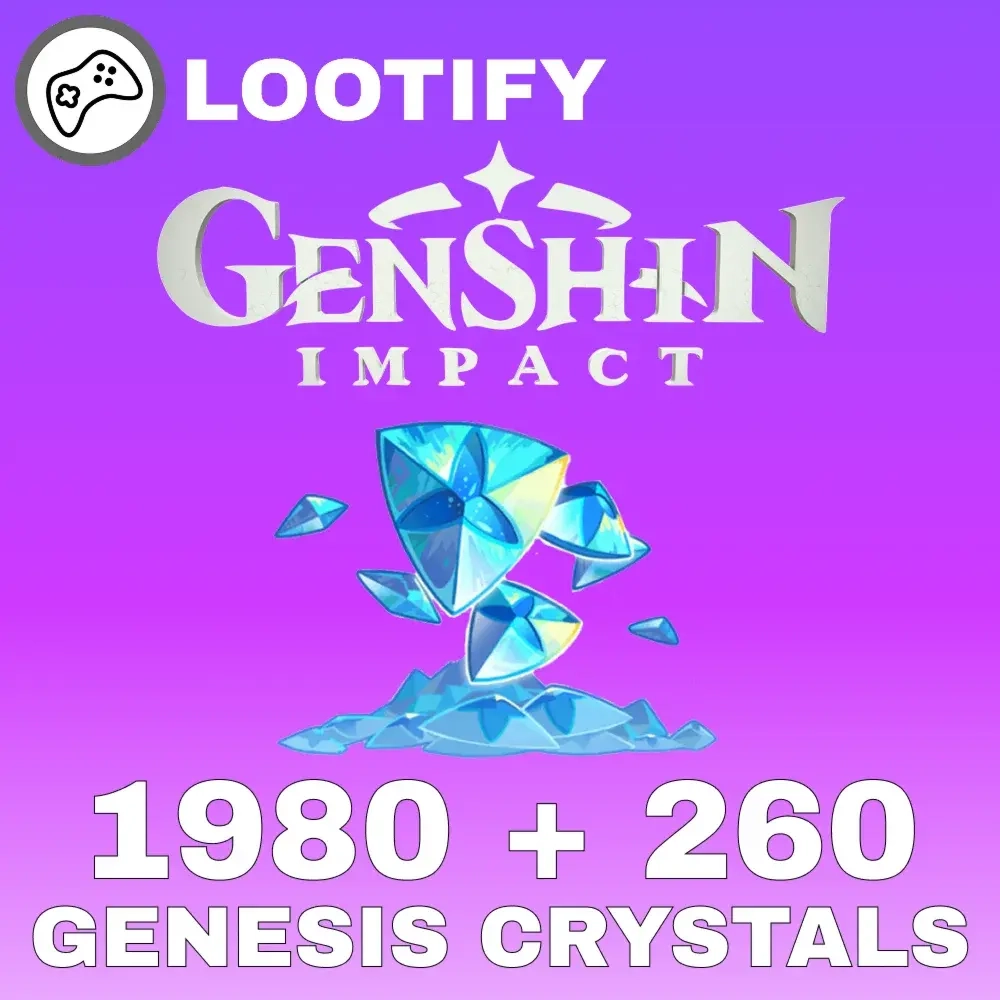 1980+260 Кристаллов Genshin Impact по ID | Онлайн