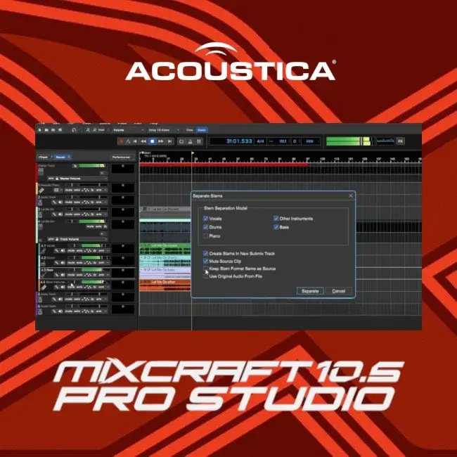 Ключ Mixcraft Studio Pro 9 | DAW | Онлайн