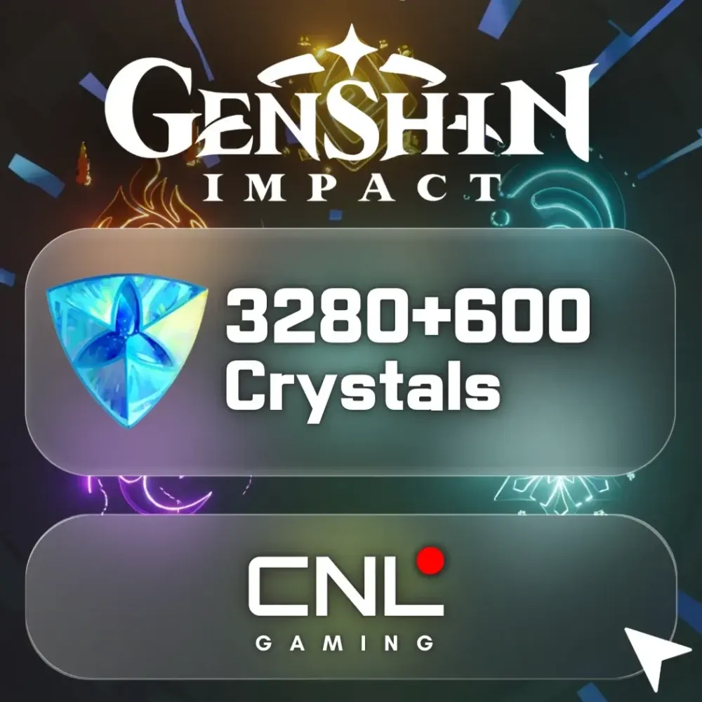 Genshin Impact: 3280+600 кристаллов через UID - Купить онлайн