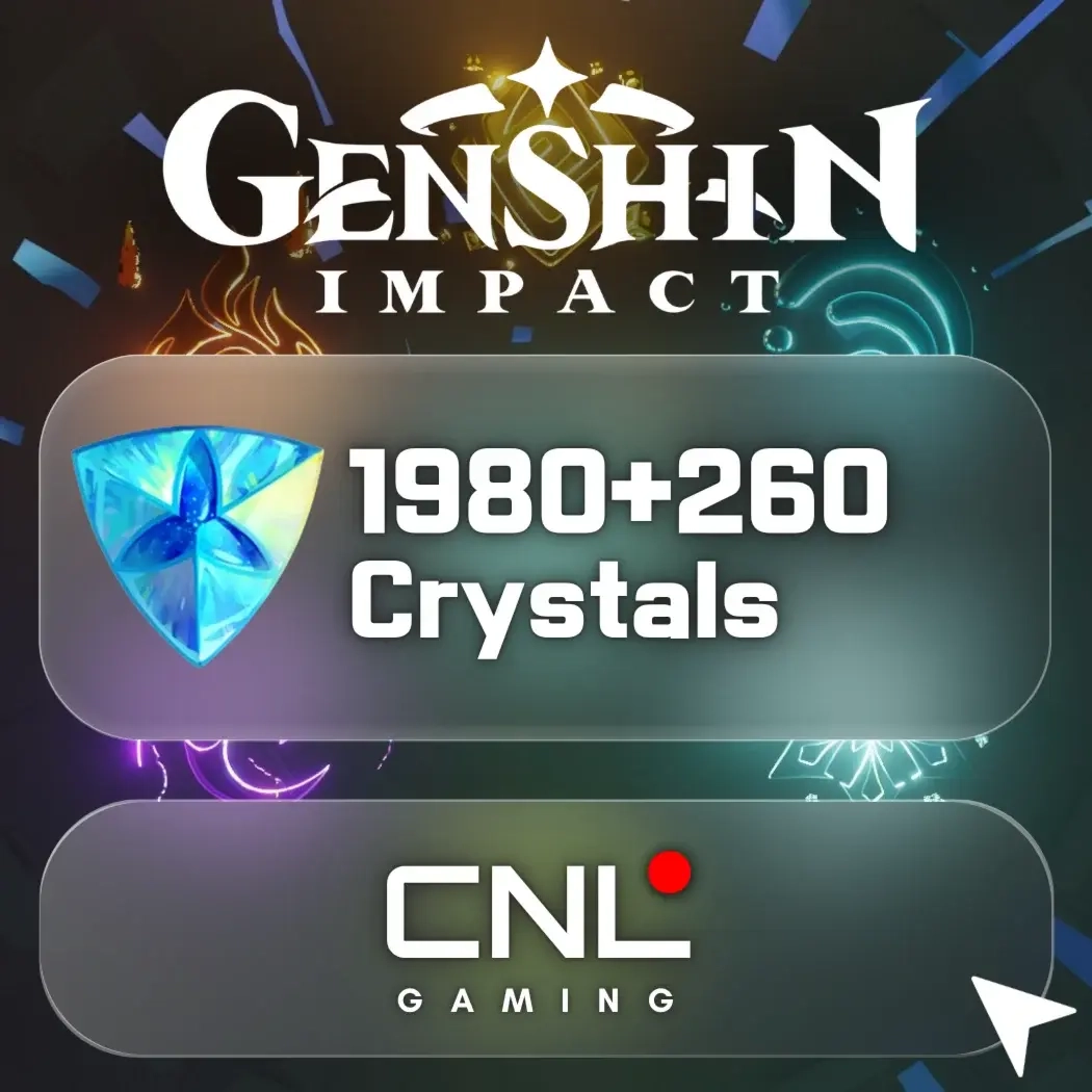 Genshin Impact: 1980+260 Кристаллов (UID) - Быстро!