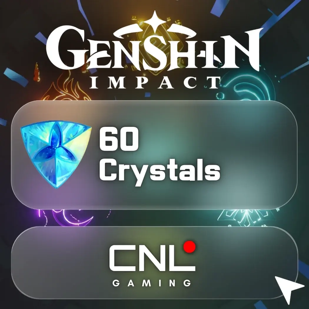 Genshin Impact: 60 Кристаллов через UID - Быстрое пополнение