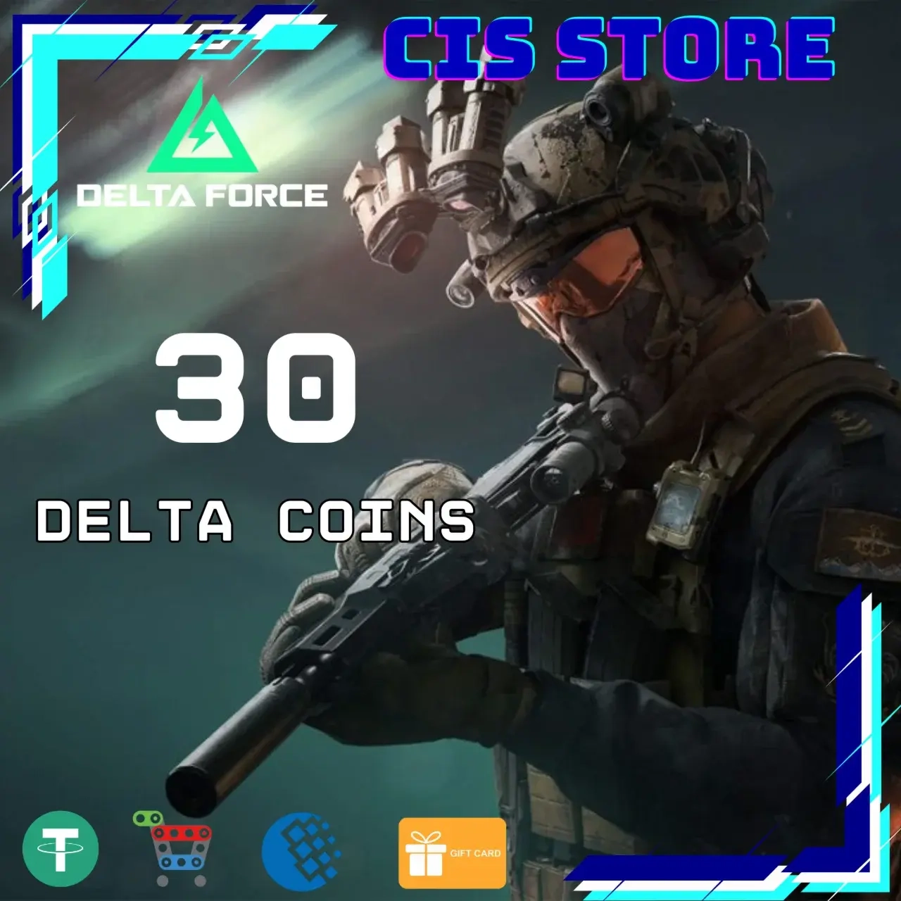 Delta Force 30 Монет (PC) - Купить по ID | Онлайн