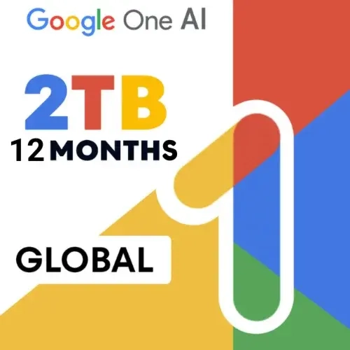 Google ONE AI на 1 год: Личный аккаунт Gemini Pro, 2TB Диск