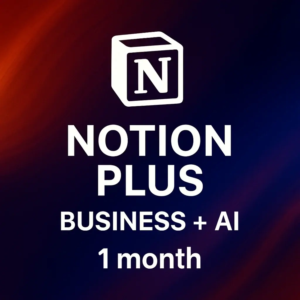 Notion Plus | Бизнес + ИИ | 1 Месяц | Активация Онлайн